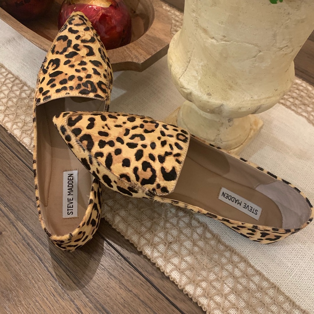 Steven Madden Leopard Print Loafers